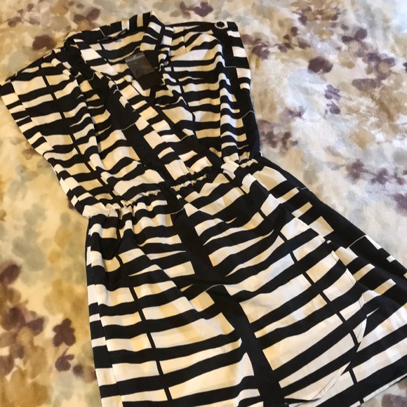 coast black white dress